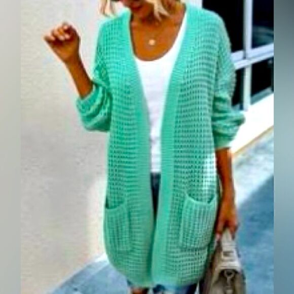 Sweaters - SHEIN Drop Shoulder Cardigan